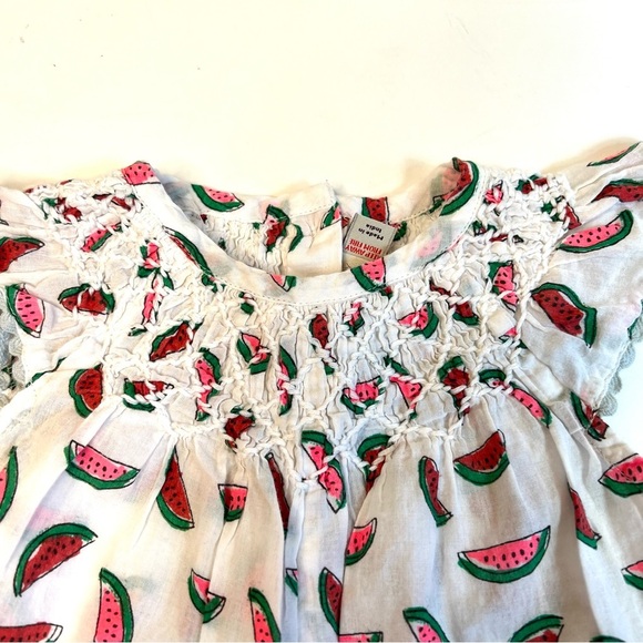 Stella Mccartney Kids Stella Watermelon Print Cotton Romper Size 9 months - Picture 4 of 11